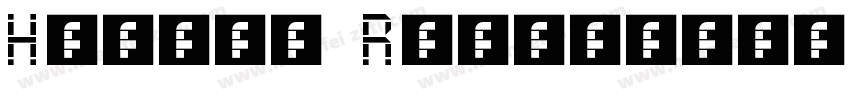 Hadion Regular字体转换